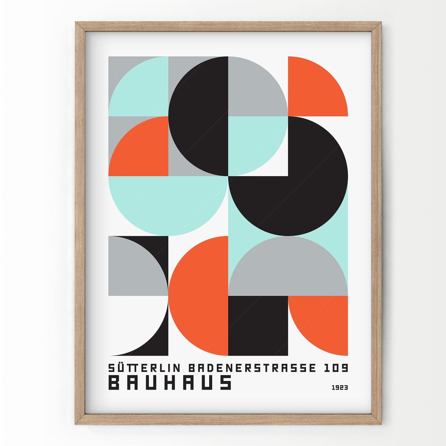 Home Poster Decor Bauhaus Poster, Mid Century Poster, Abstract Wall Decor, Geometric Print, Living Room Wall Art, Museum Poster, Office Decor, Bauhaus Print