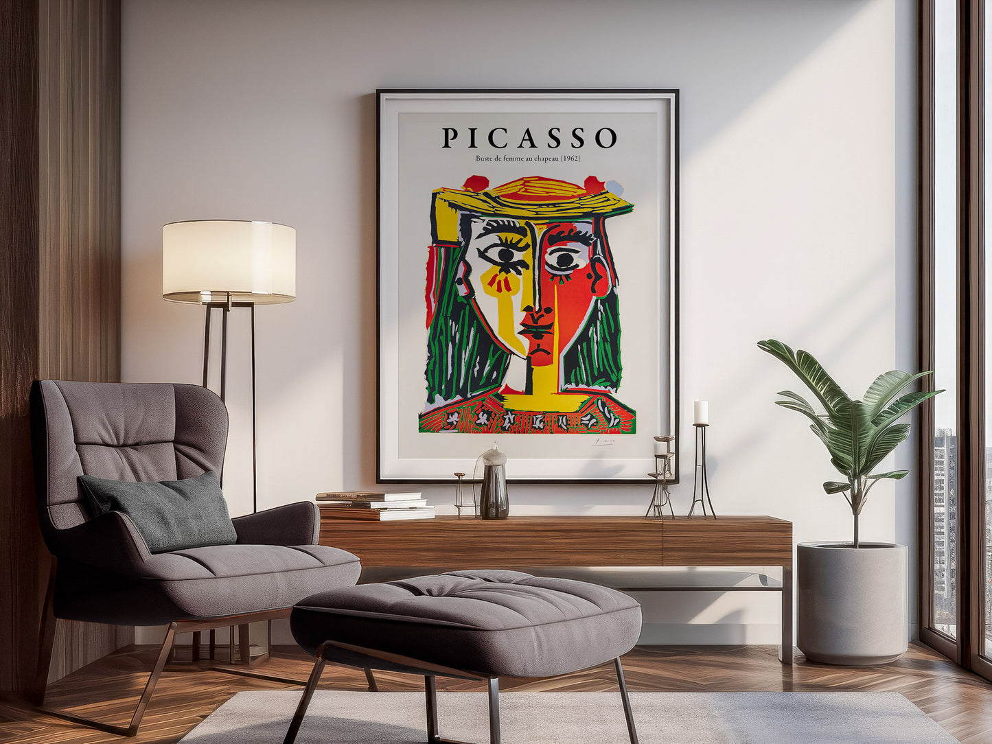 Pablo Picasso, Femme au Chapeau, Women with a hat, Fine Art Print