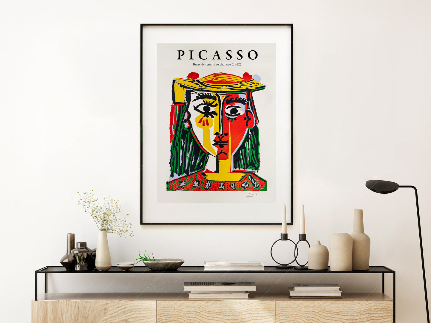 Pablo Picasso, Femme au Chapeau, Women with a hat, Fine Art Print