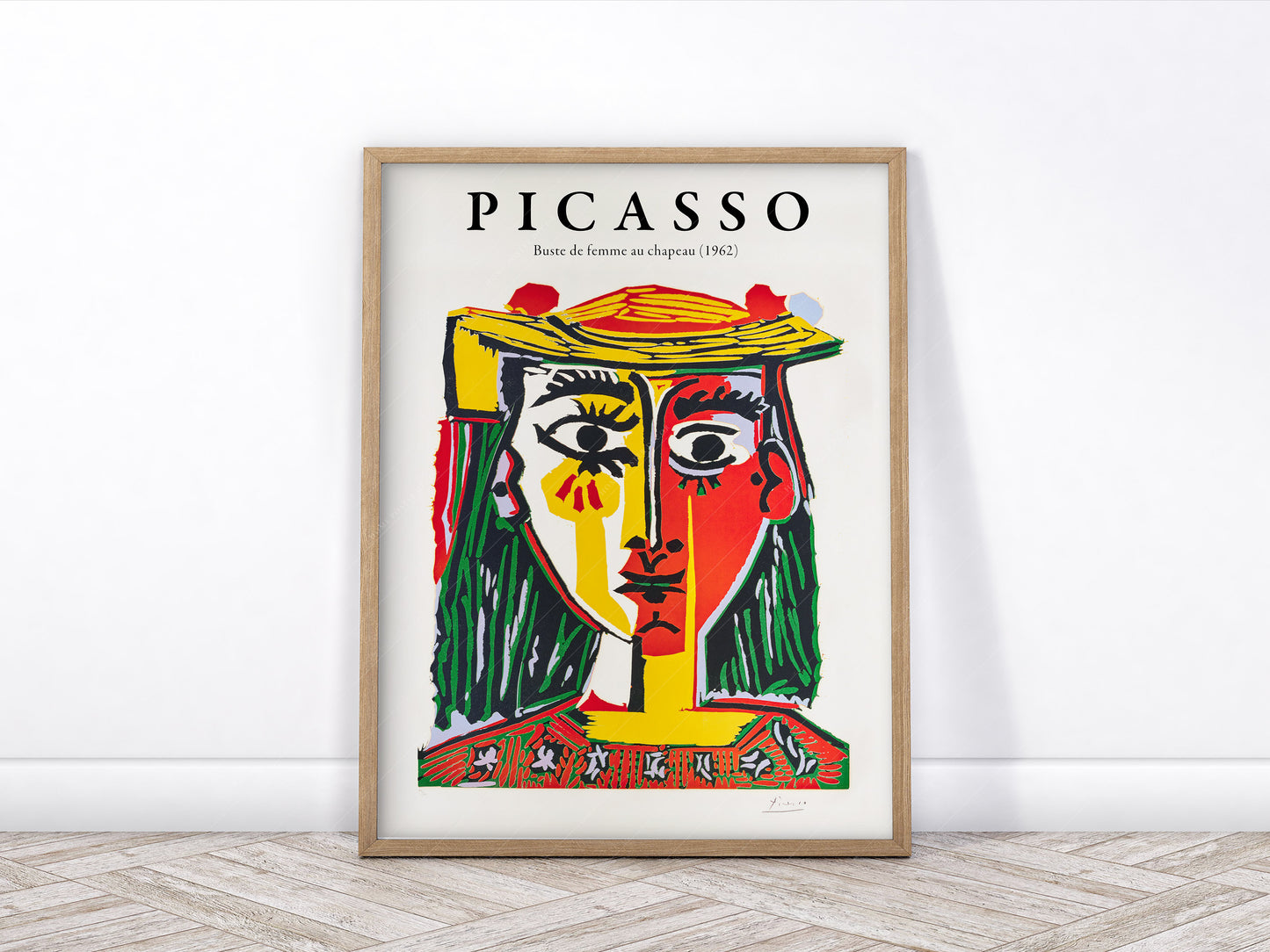 Pablo Picasso, Femme au Chapeau, Women with a hat, Fine Art Print