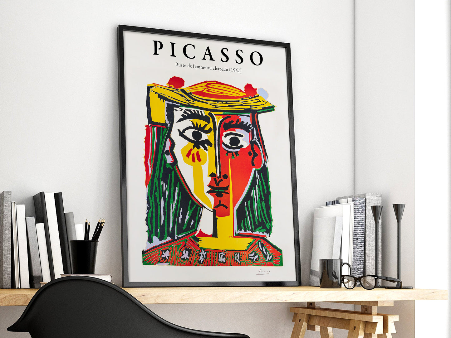 Pablo Picasso, Femme au Chapeau, Women with a hat, Fine Art Print