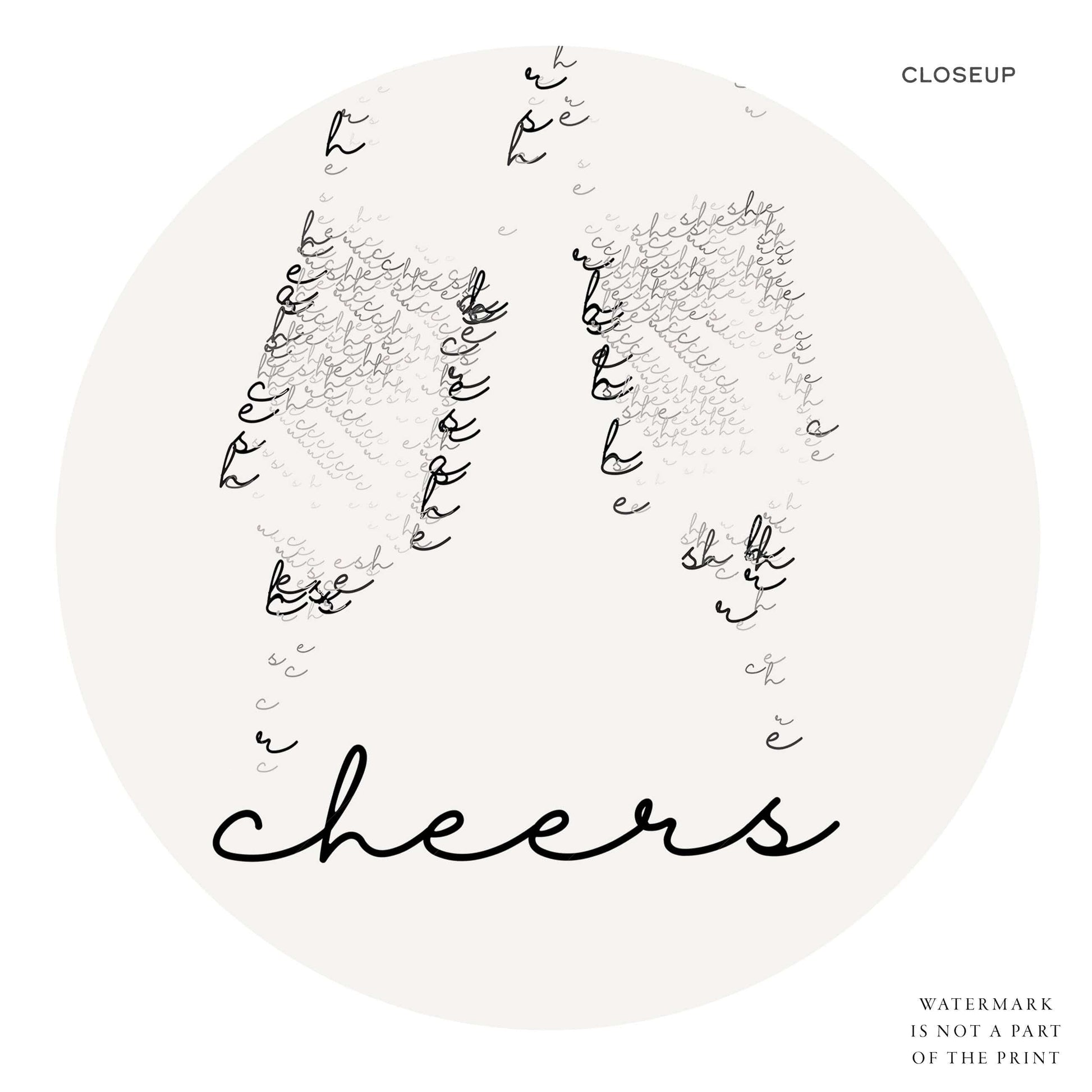 Home Poster Decor Set of 3 Cheers Sign, Cheers Print, Eat Drink Cheers, Set of 3 Prints, Dine Decor, Bar Decor, Minimalist Kitchen, Wedding Party Decor, Drink Wall Art