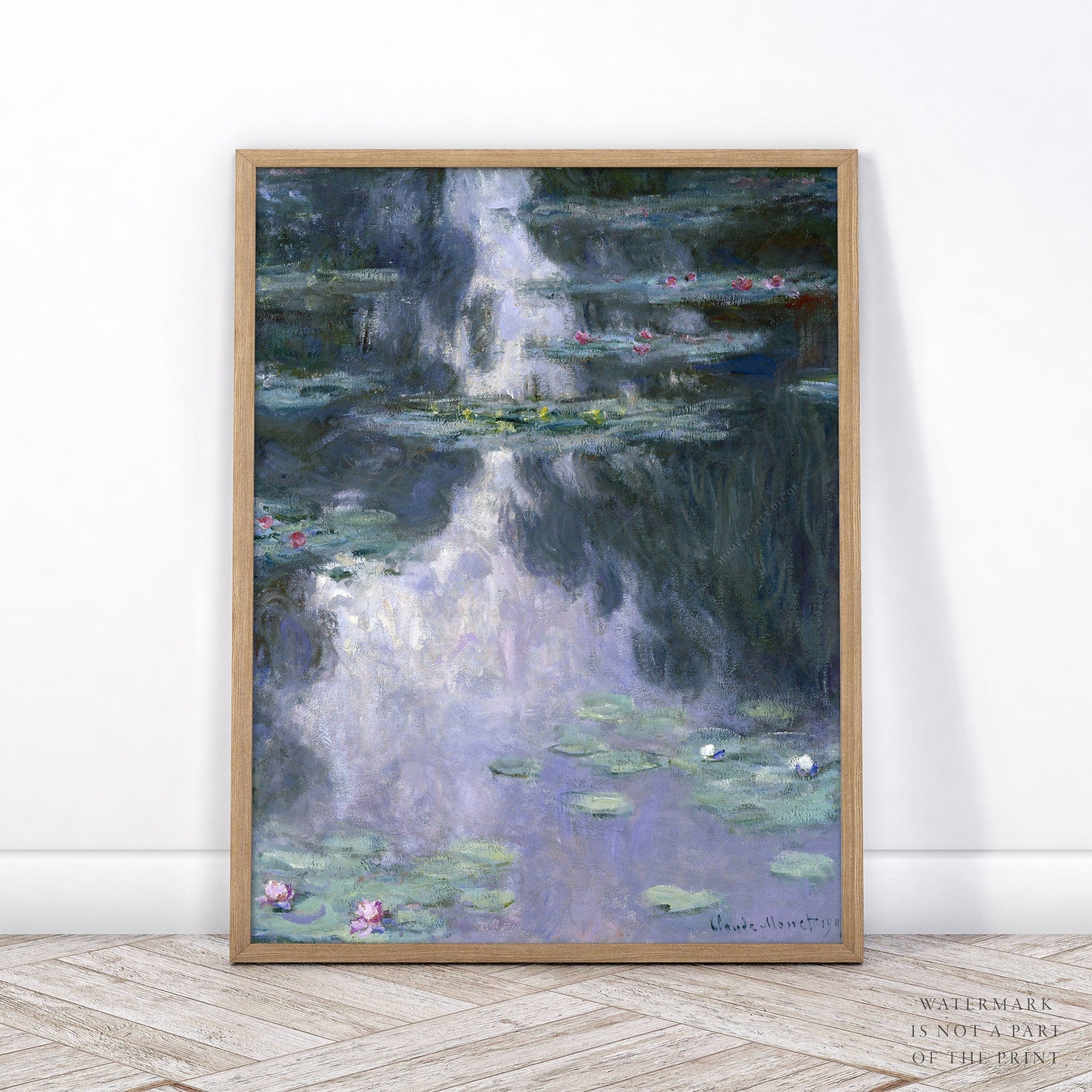 Claude Monet Single Claude Monet, Water Lilies Print, Spring Floral Print, Monet Nymphéas, Flower Garden, European Landscape Bedroom Decor, Famous French Art 13