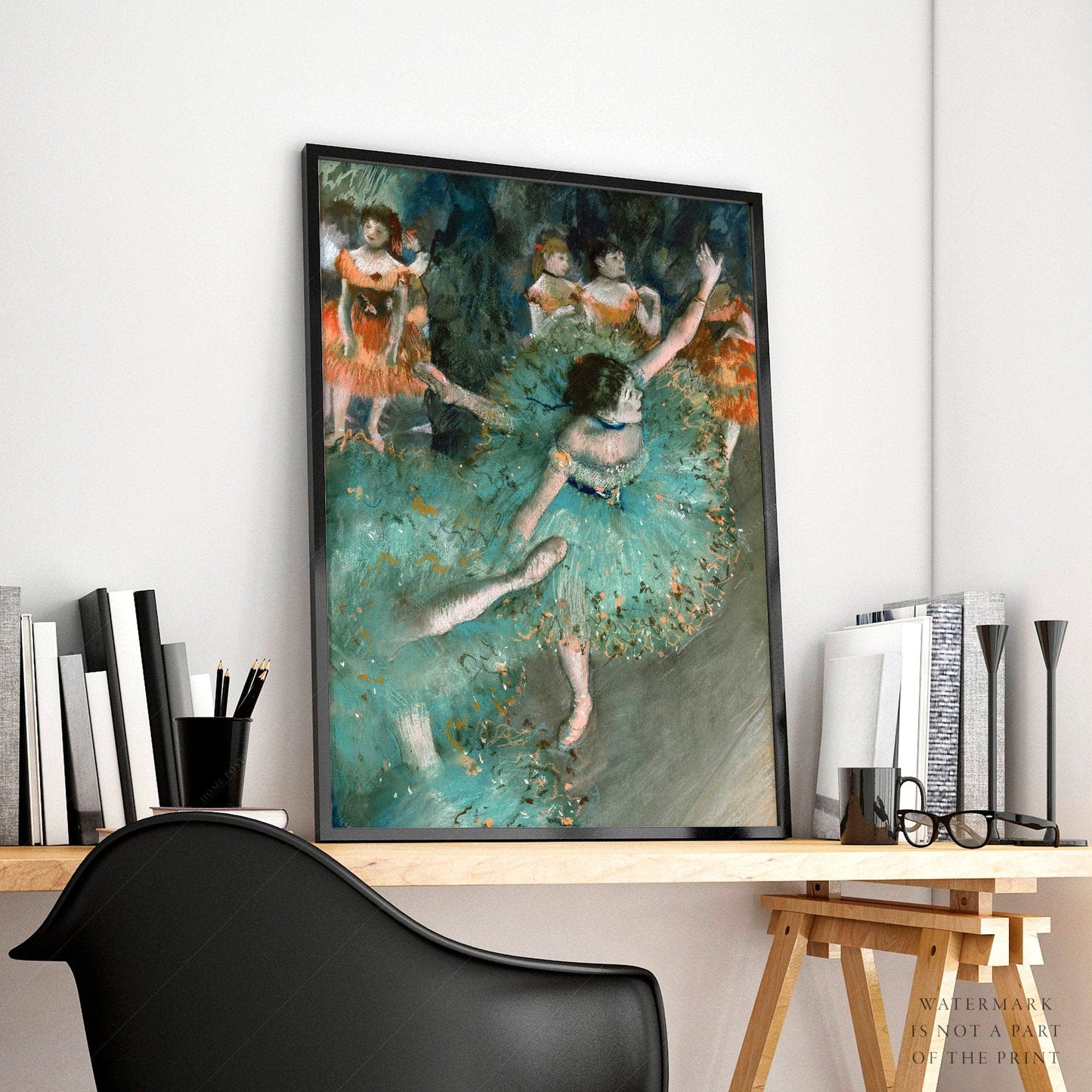 Home Poster Decor Single Edgar Degas Poster, Ballerina Wall Art, Dancer Poster, Girls Room Decor, Impressionism Art, Gift for her, Ballet Studio, Antique Painting