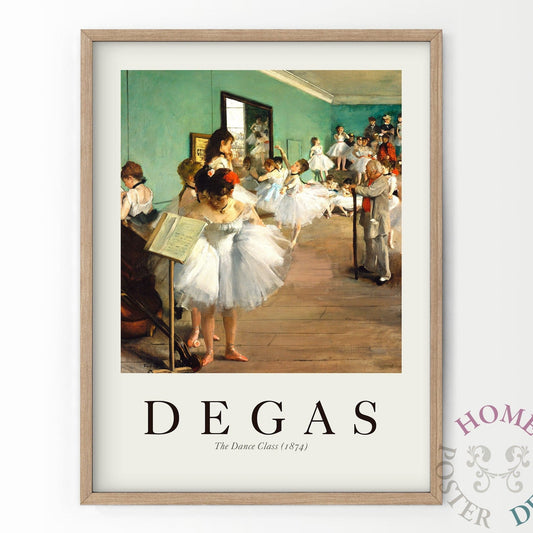 Home Poster Decor Single Edgar Degas Poster, Degas Wall Art, Degas Exhibition Poster, Ballerina Art Print, Impressionism Art, Gift for her, Museum Quality Print