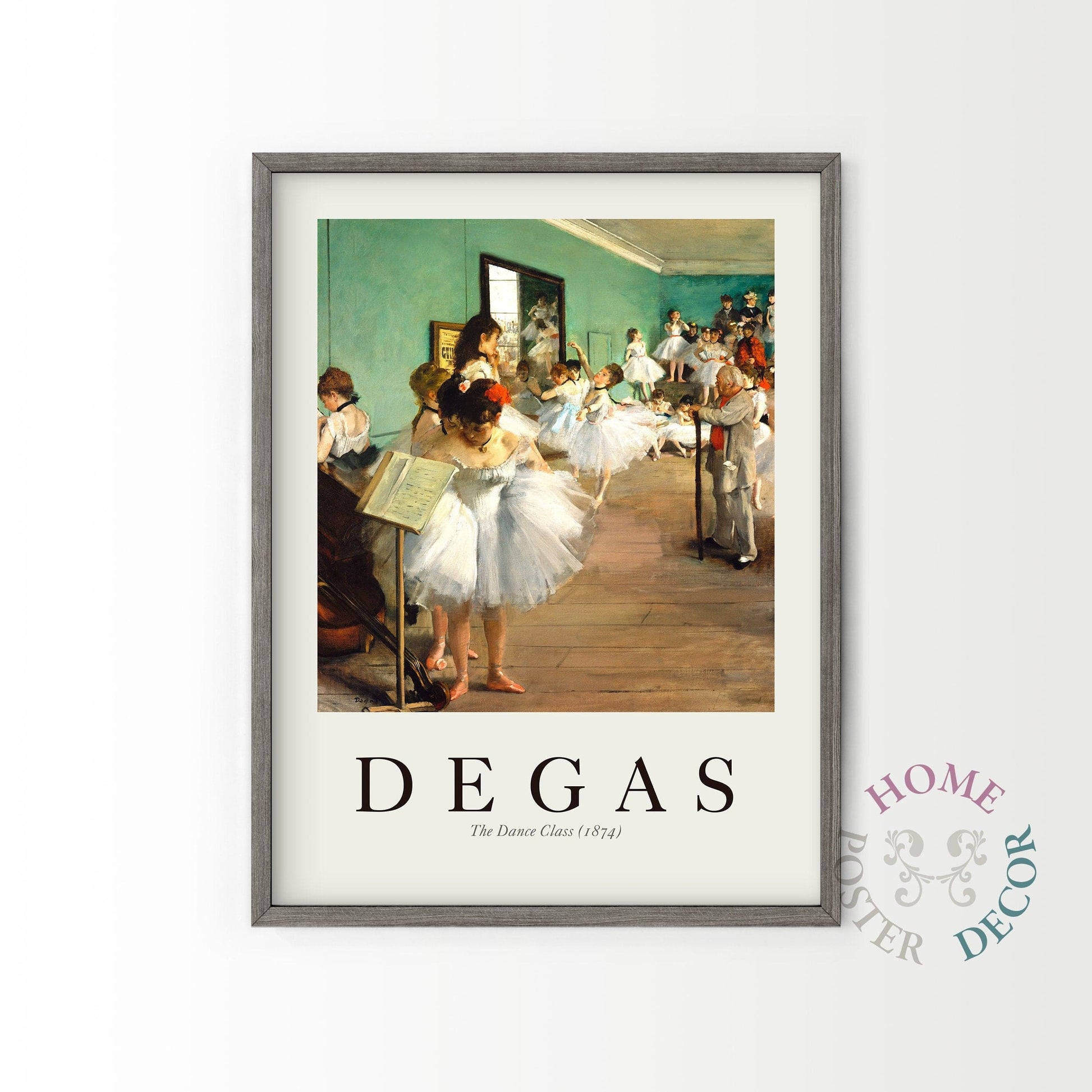 Home Poster Decor Single Edgar Degas Poster, Degas Wall Art, Degas Exhibition Poster, Ballerina Art Print, Impressionism Art, Gift for her, Museum Quality Print