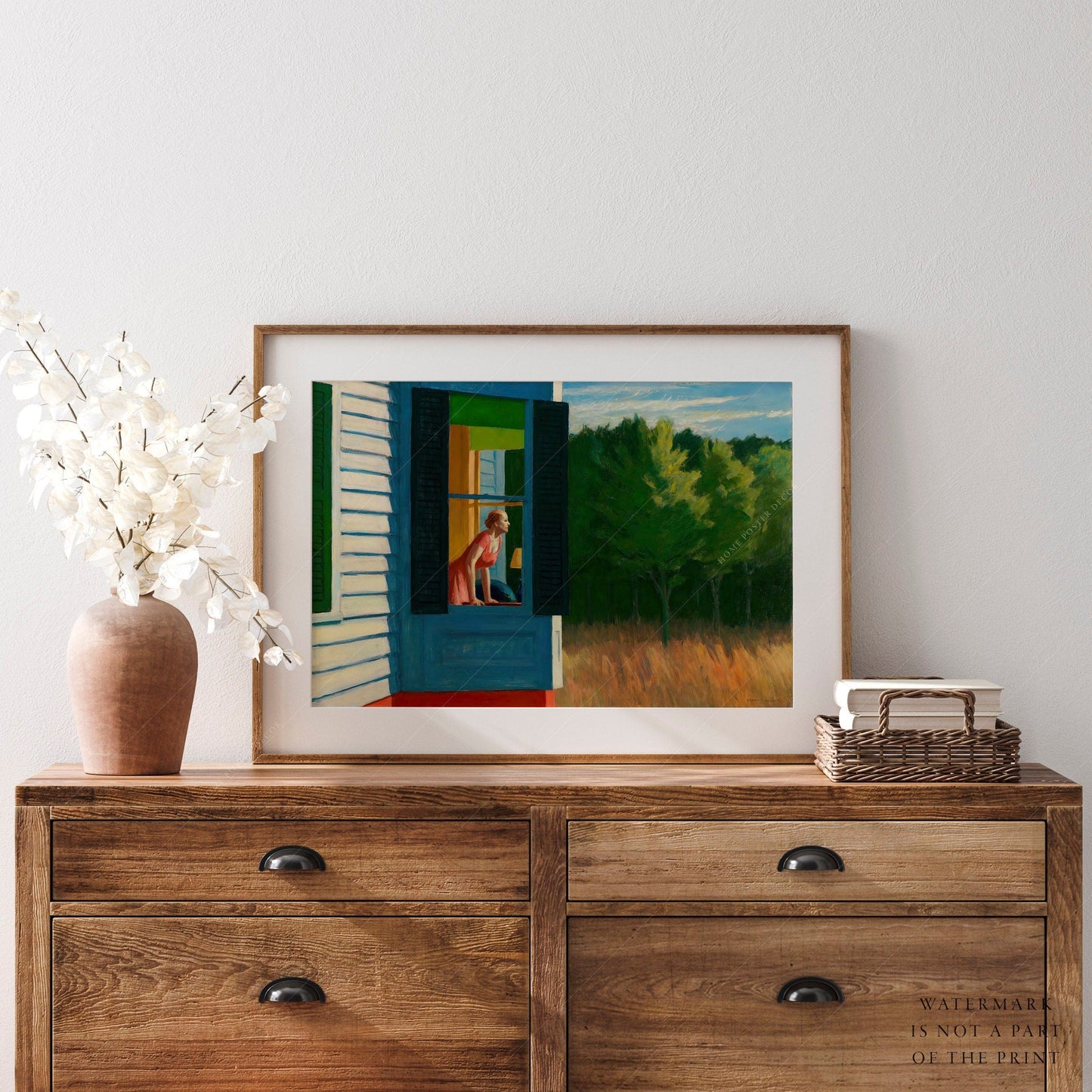 Home Poster Decor Single Edward Hopper Art, Cape Cod Morning, American Art, Museum exhibition, Modern Realism, Female Figure, Weeding Gift, Living Room, Famous Art