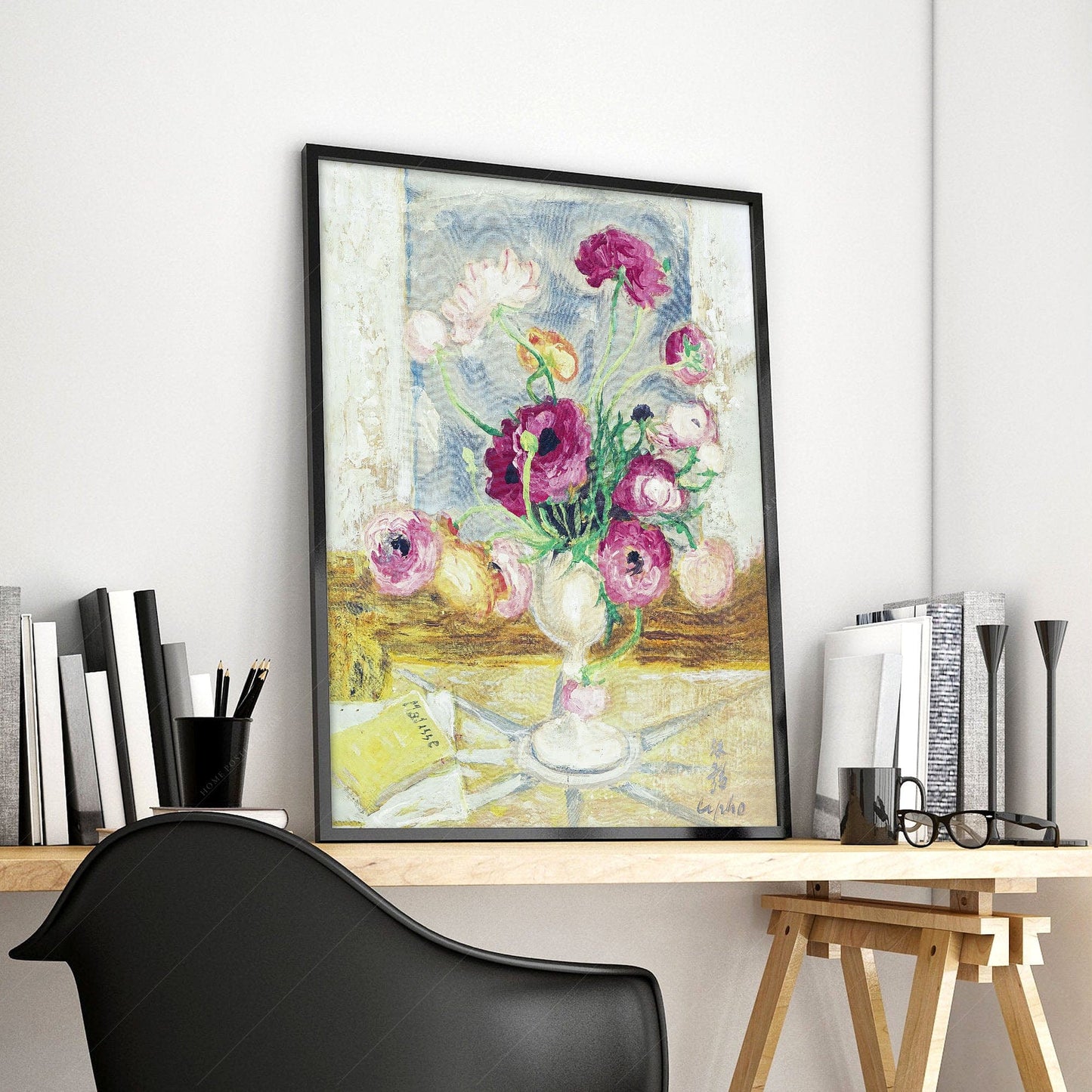 Home Poster Decor Flower in a vase by Matisse, Floral Wall Art, Mid Century Modern Prints