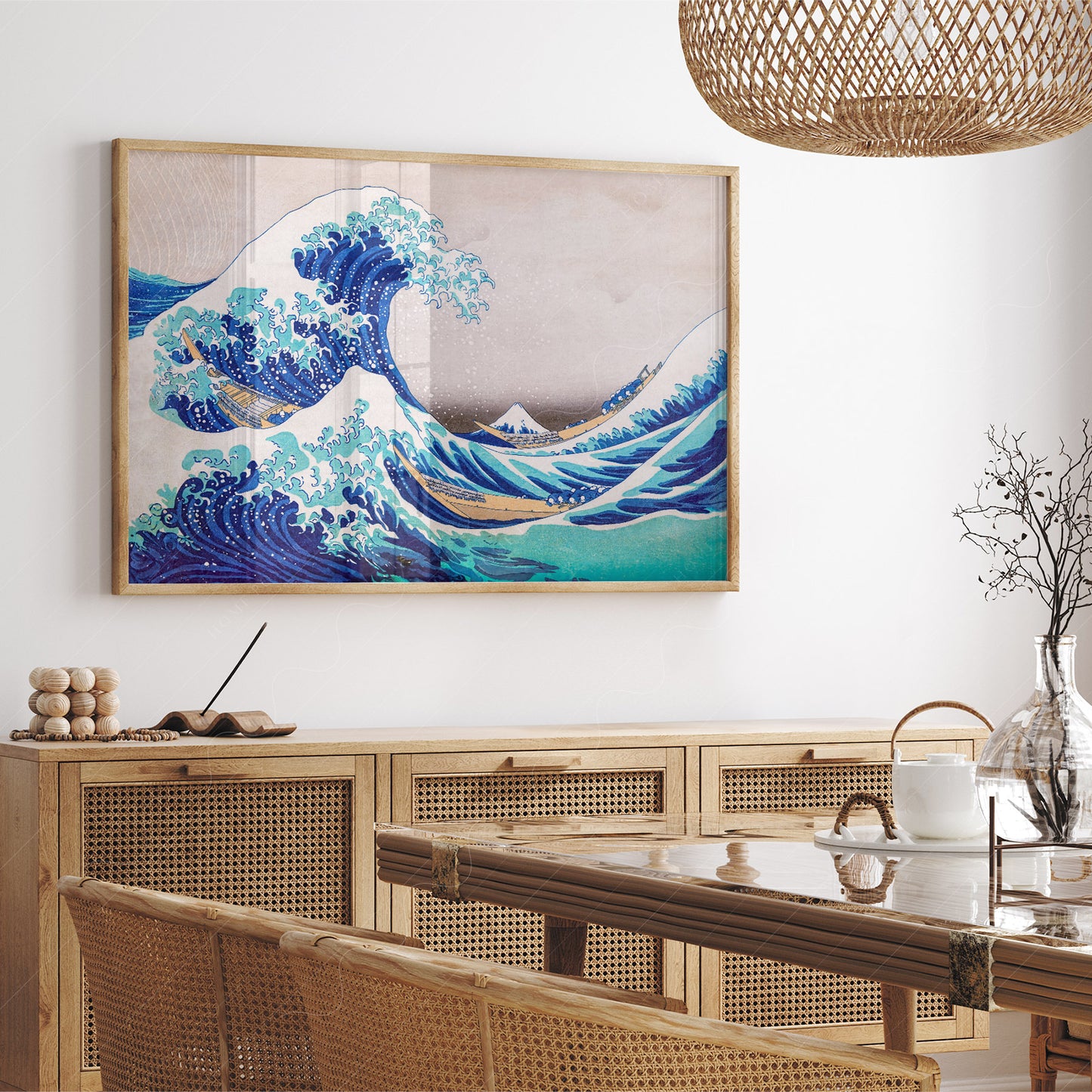 Katsushika Hokusai, The Great Wave off Kanagawa,  Japanese Ukiyo-e Wall Art