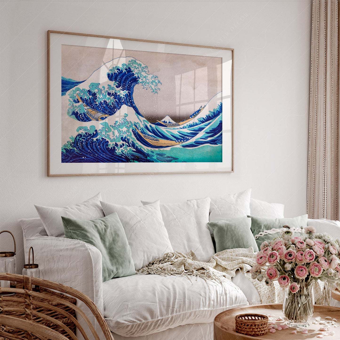Katsushika Hokusai, The Great Wave off Kanagawa,  Japanese Ukiyo-e Wall Art