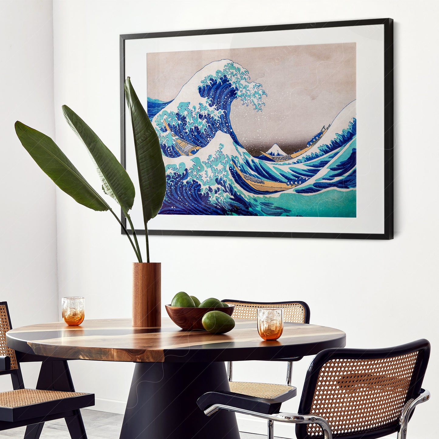 Katsushika Hokusai, The Great Wave off Kanagawa,  Japanese Ukiyo-e Wall Art