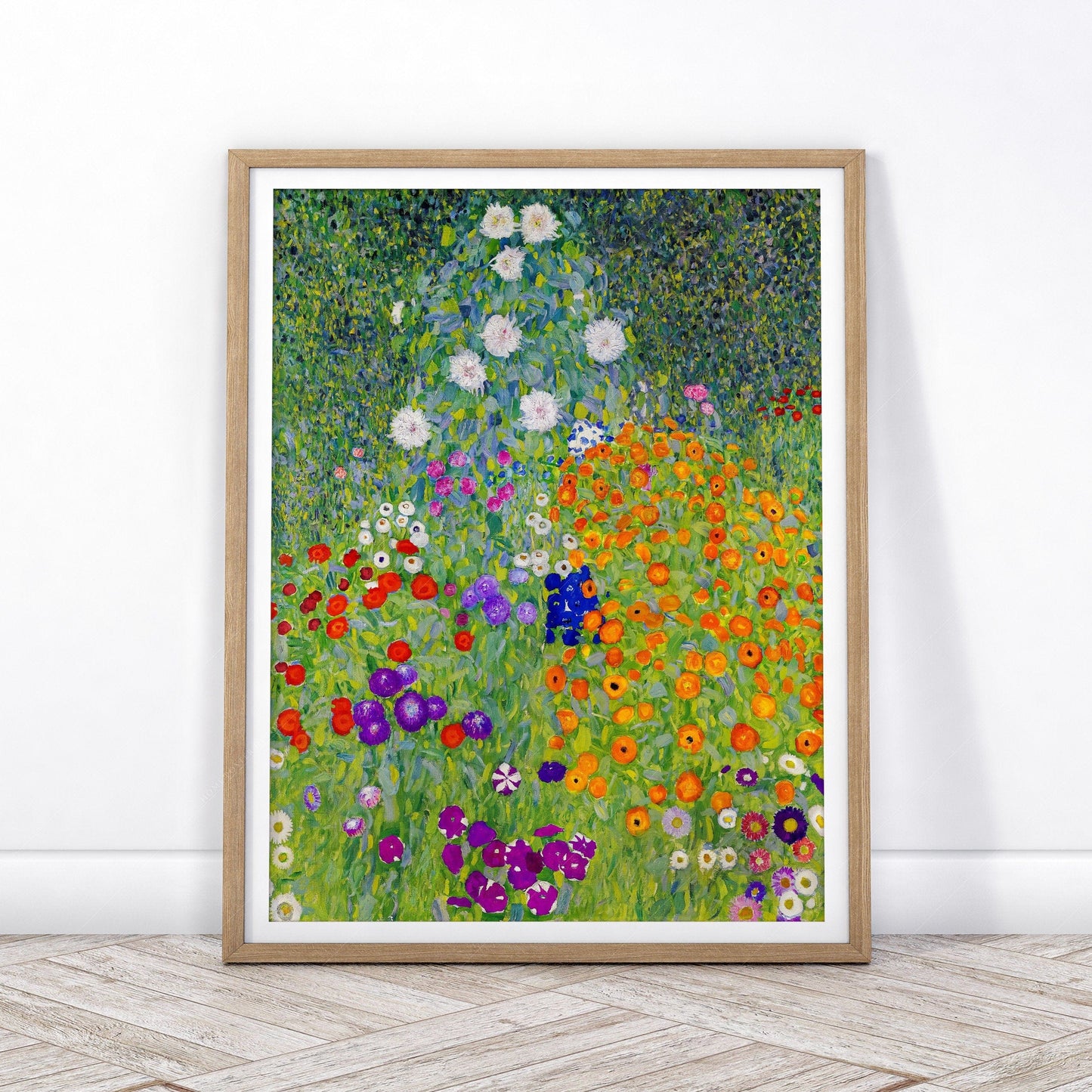 Home Poster Decor Single Gustav Klimt Poster, Klimt Garden, Klimt Flowers, Floral Wall Decor, Spring Wall Art, Gift Idea, Summer Wall Print, Gustav Klimt Painting