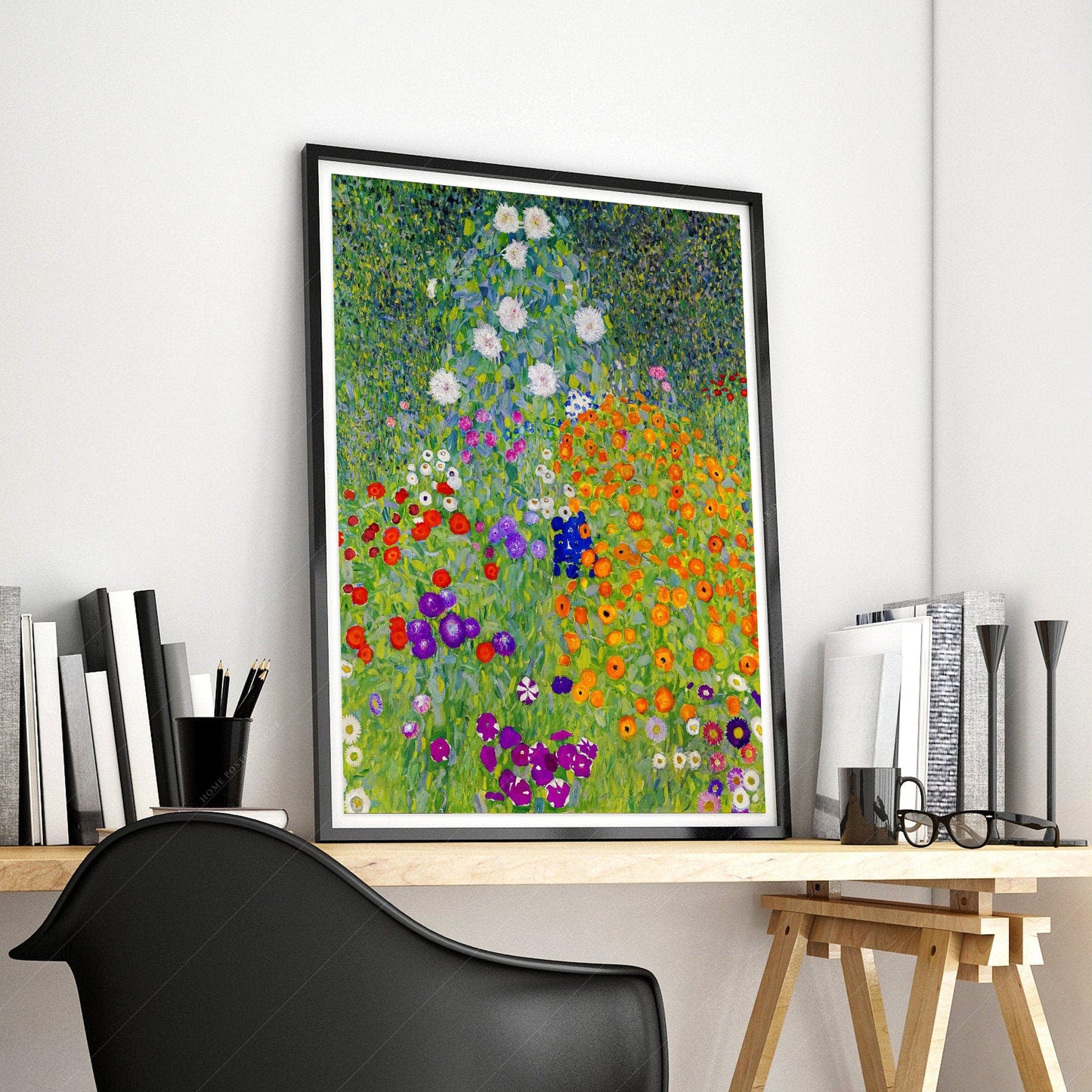 Home Poster Decor Single Gustav Klimt Poster, Klimt Garden, Klimt Flowers, Floral Wall Decor, Spring Wall Art, Gift Idea, Summer Wall Print, Gustav Klimt Painting