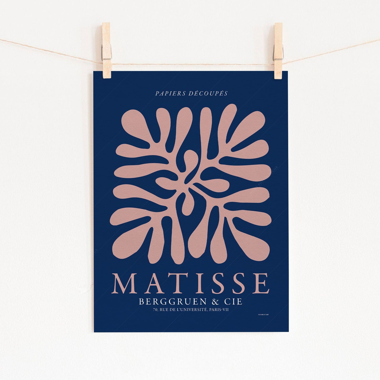 Home Poster Decor Henri Matisse, Coral Collection, Modern Room Decor