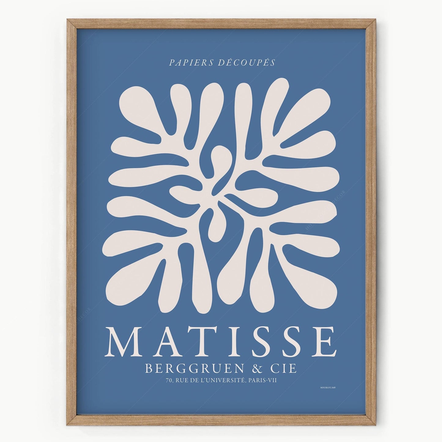 Home Poster Decor Henri Matisse Coral, Gift Idea, Office Wall Decor