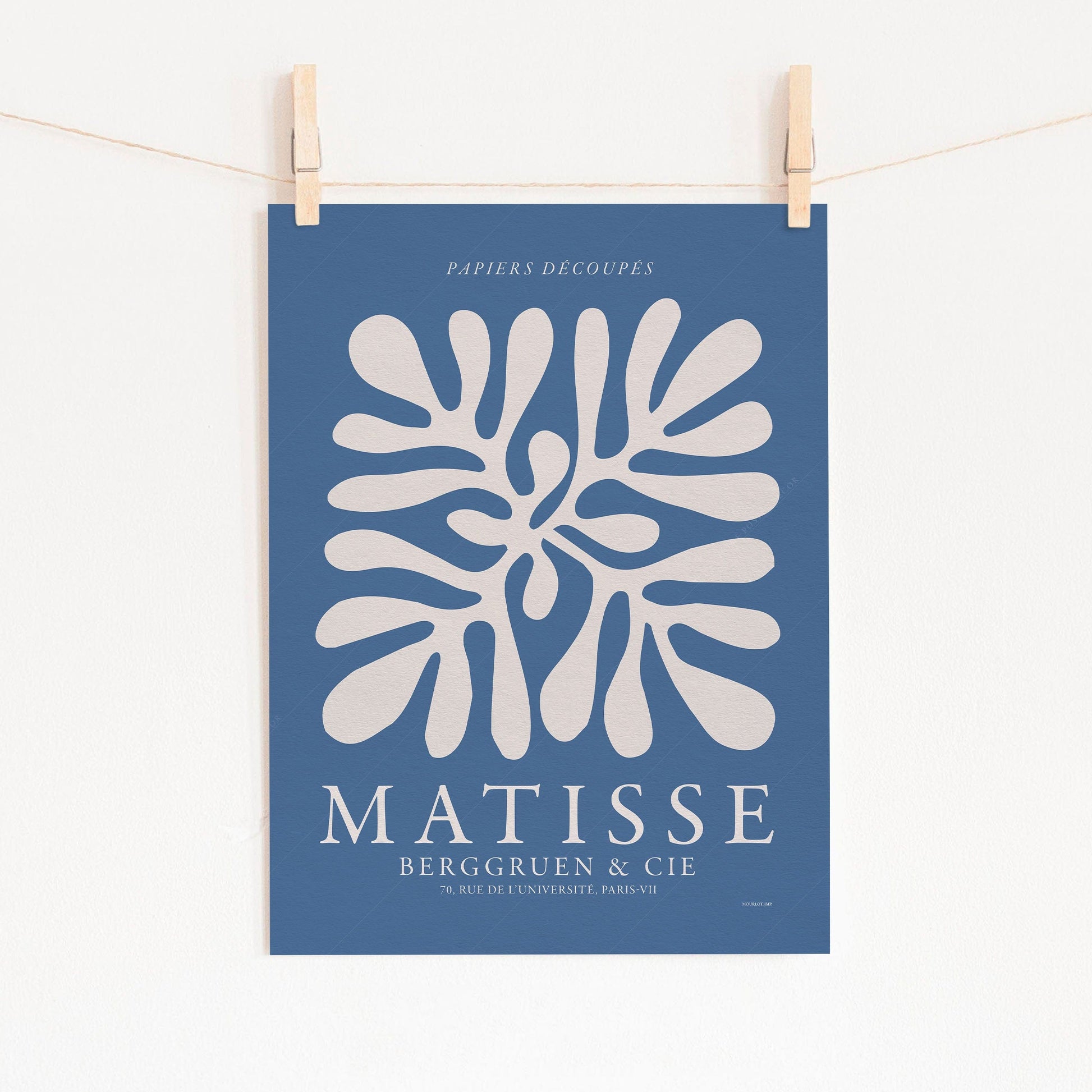 Home Poster Decor Henri Matisse Coral, Gift Idea, Office Wall Decor