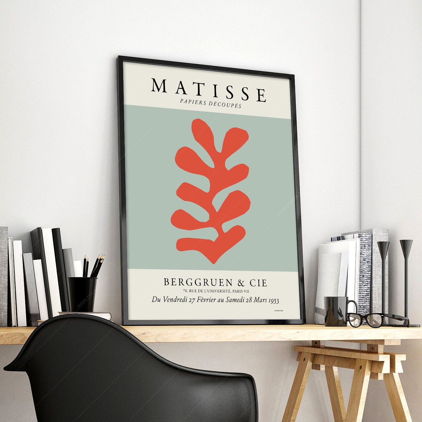 Home Poster Decor Henri Matisse, Exhibition Poster, Modern Wall Decor, Gift Idea