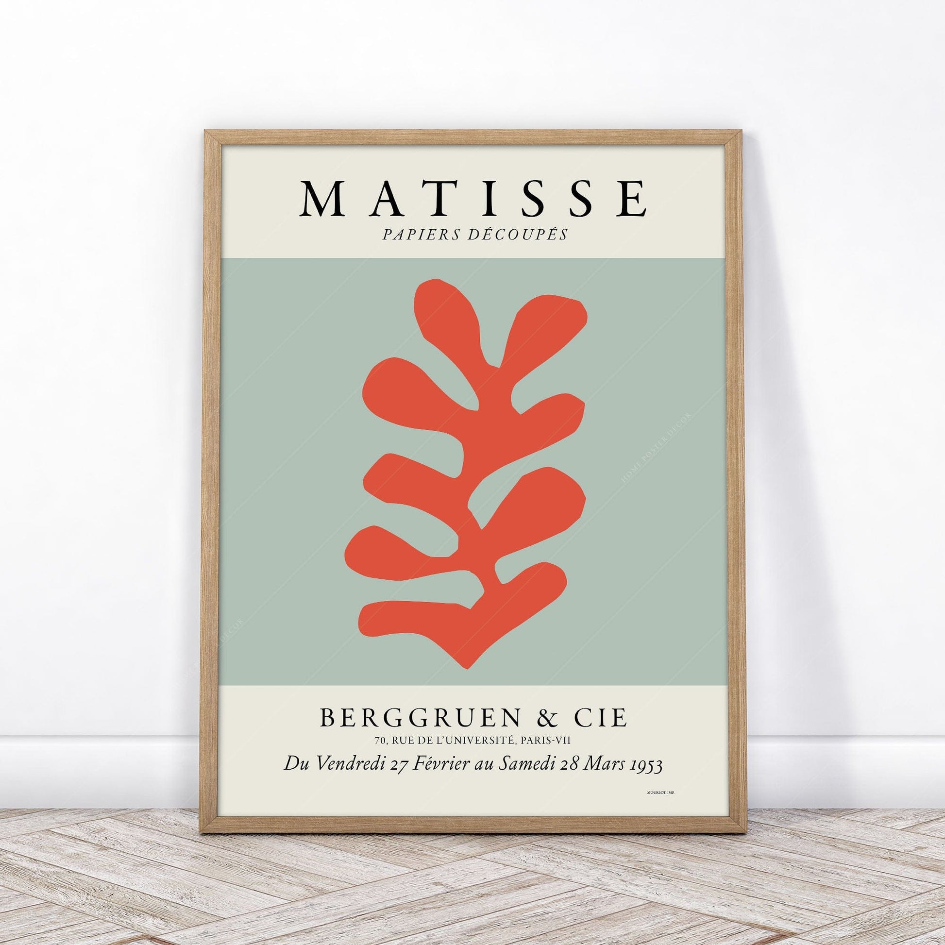 Home Poster Decor Henri Matisse, Exhibition Poster, Modern Wall Decor, Gift Idea