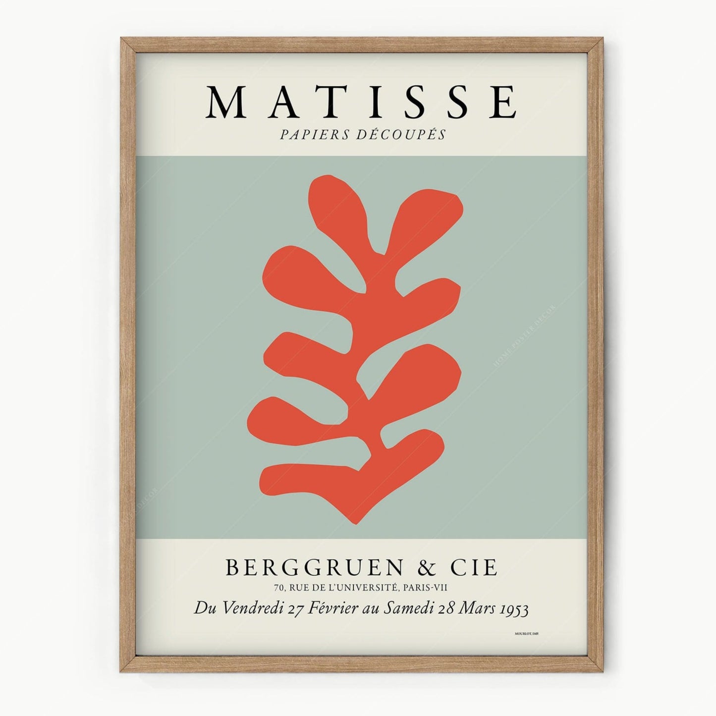 Home Poster Decor Henri Matisse, Exhibition Poster, Modern Wall Decor, Gift Idea