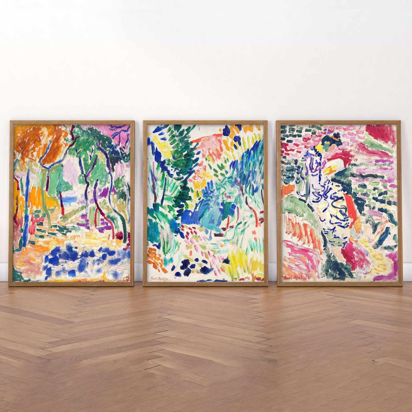 Home Poster Decor Henri Matisse Gallery Wall, Set of 3 Prints, Mid Century Modern Decor