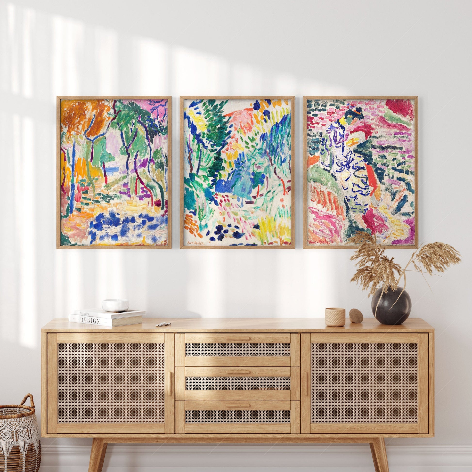 Home Poster Decor Henri Matisse Gallery Wall, Set of 3 Prints, Mid Century Modern Decor