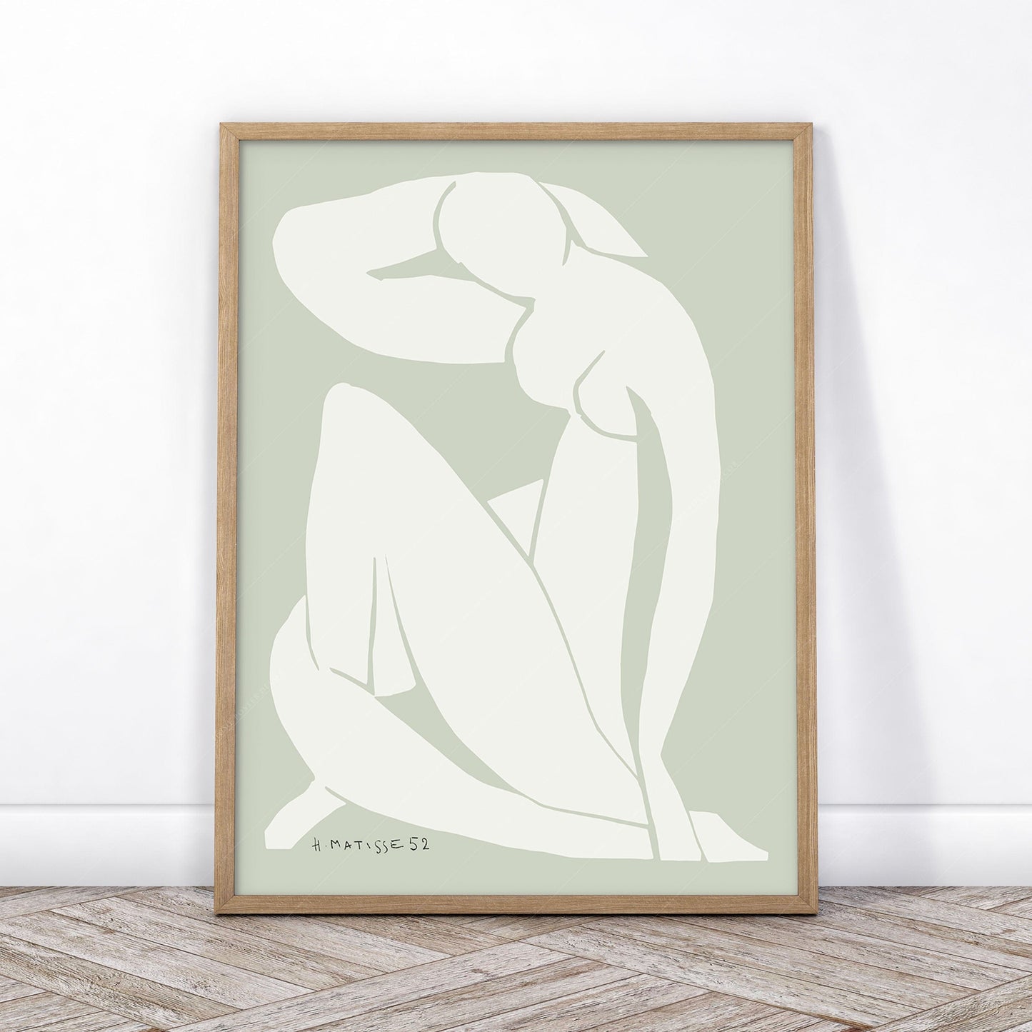 Home Poster Decor Henri Matisse Gallery Wall, Set of 3 Prints, The Cut Outs and Nude Blue