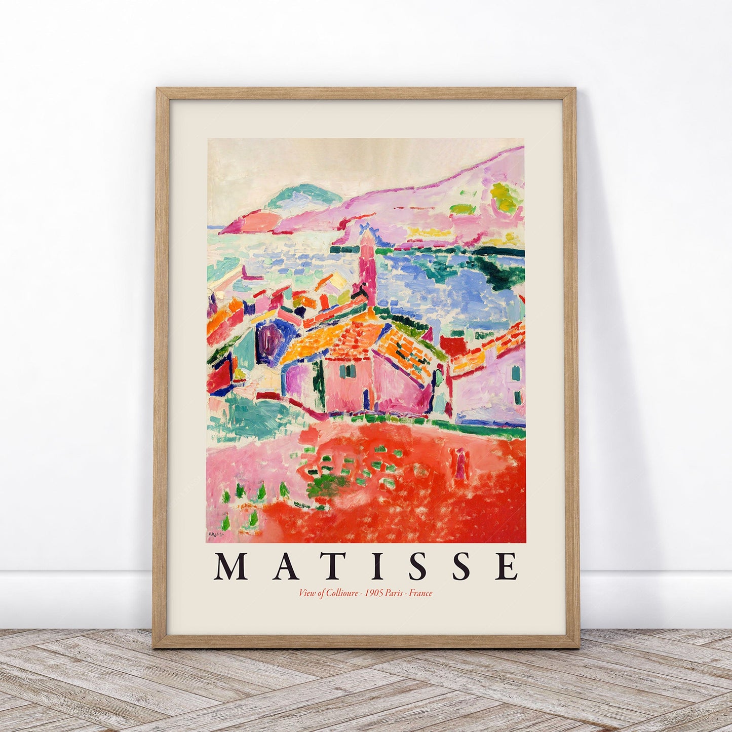 Home Poster Decor Art Print Henri Matisse Gallery Wall, Set of 3 Prints, The Open Window, View at Collioure, La Japonaise