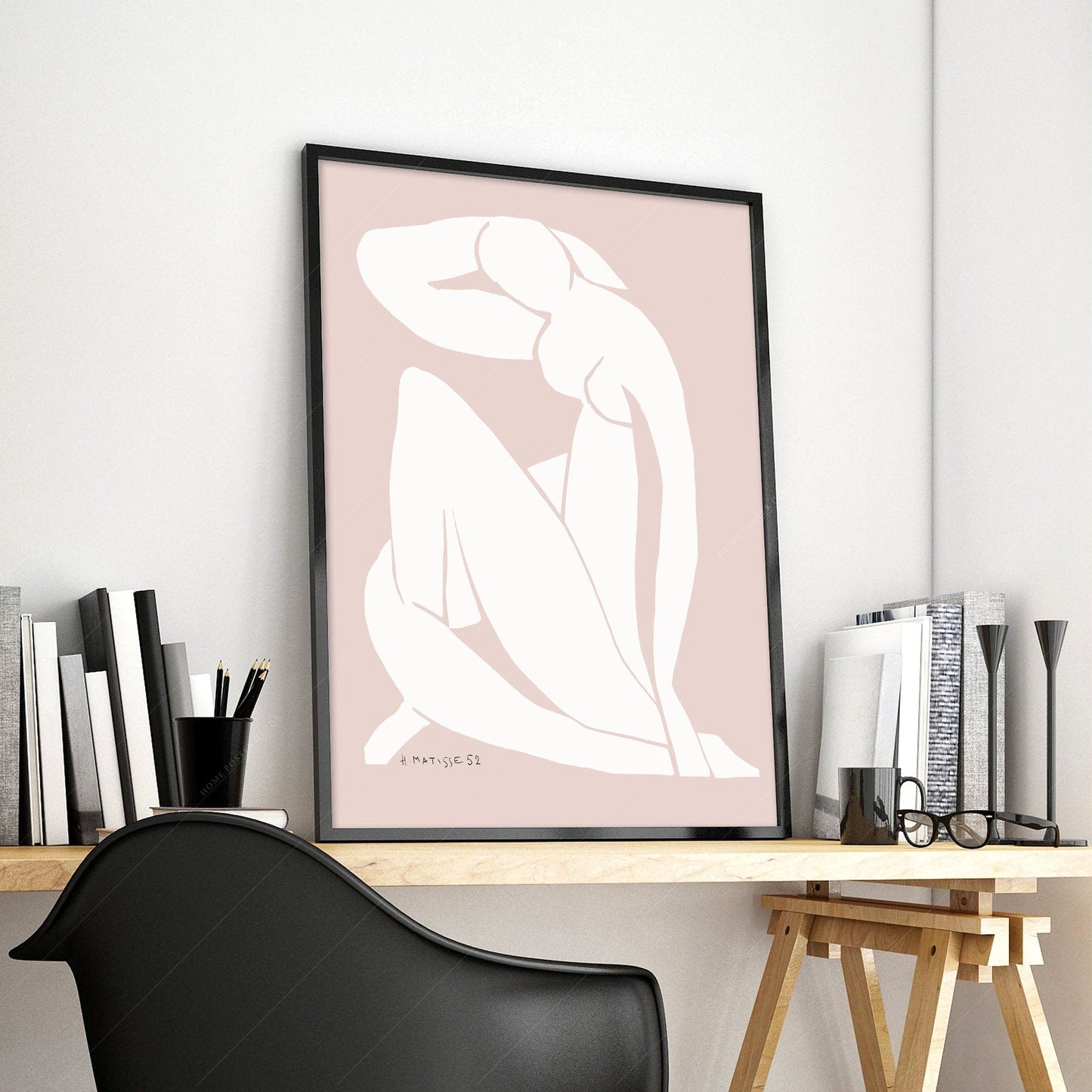 Home Poster Decor Henri Matisse, Minimalist Wall Art, Mid Century Modern