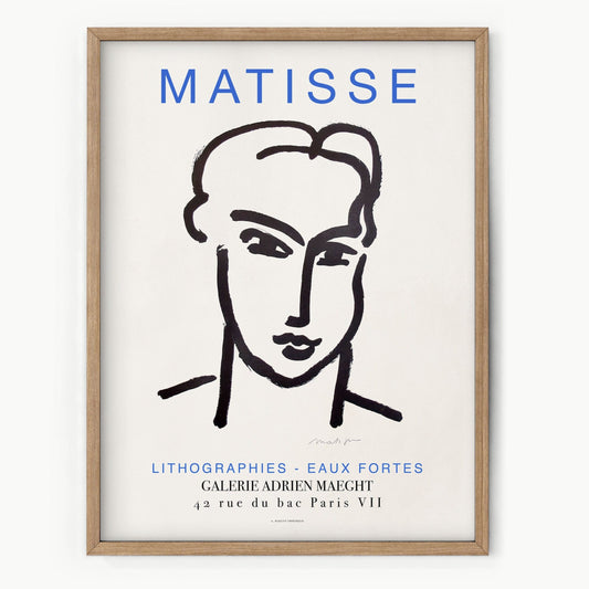 Home Poster Decor Henri Matisse Poster, Mid Century Modern, Exhibition Poster, Office Decor