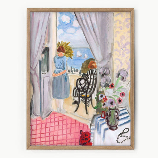 Home Poster Decor Henri Matisse Print, Les Regates de Nice, French Riviera, Famous artwork, Wedding gift, Living room decor, Bedroom art, Ocean view Beach art