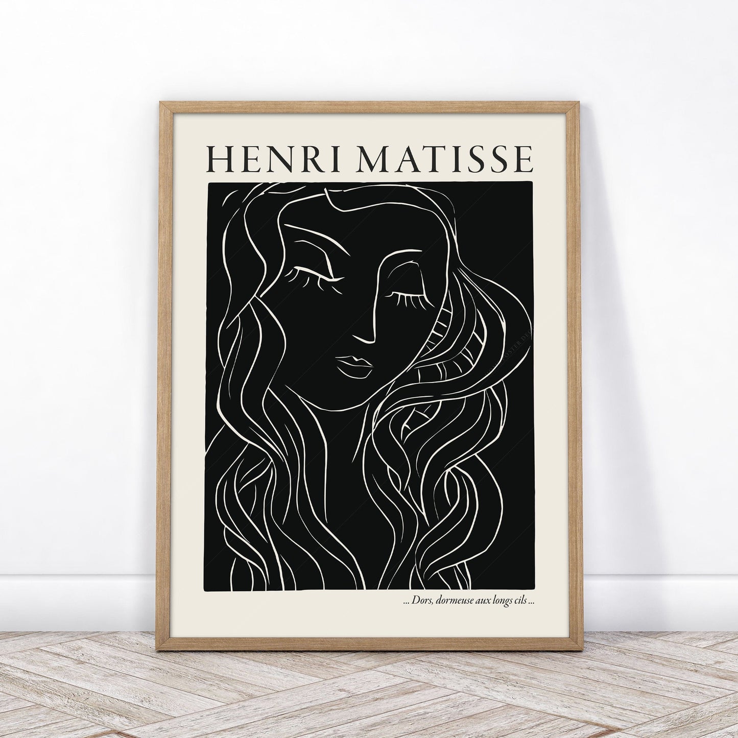 Home Poster Decor Henri Matisse Print, Woman Face, High Quality Museum Print