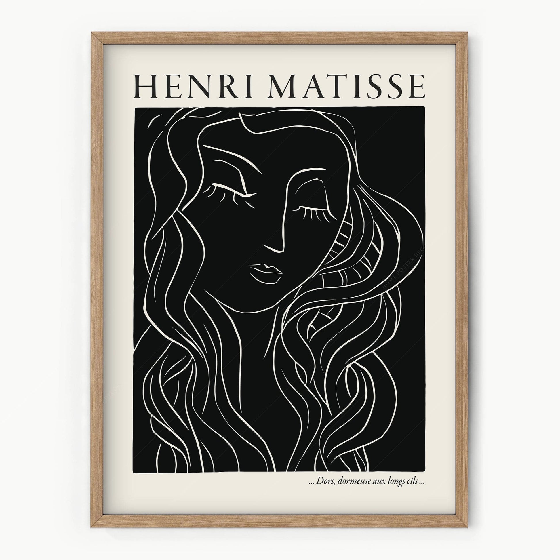 Home Poster Decor Henri Matisse Print, Woman Face, High Quality Museum Print