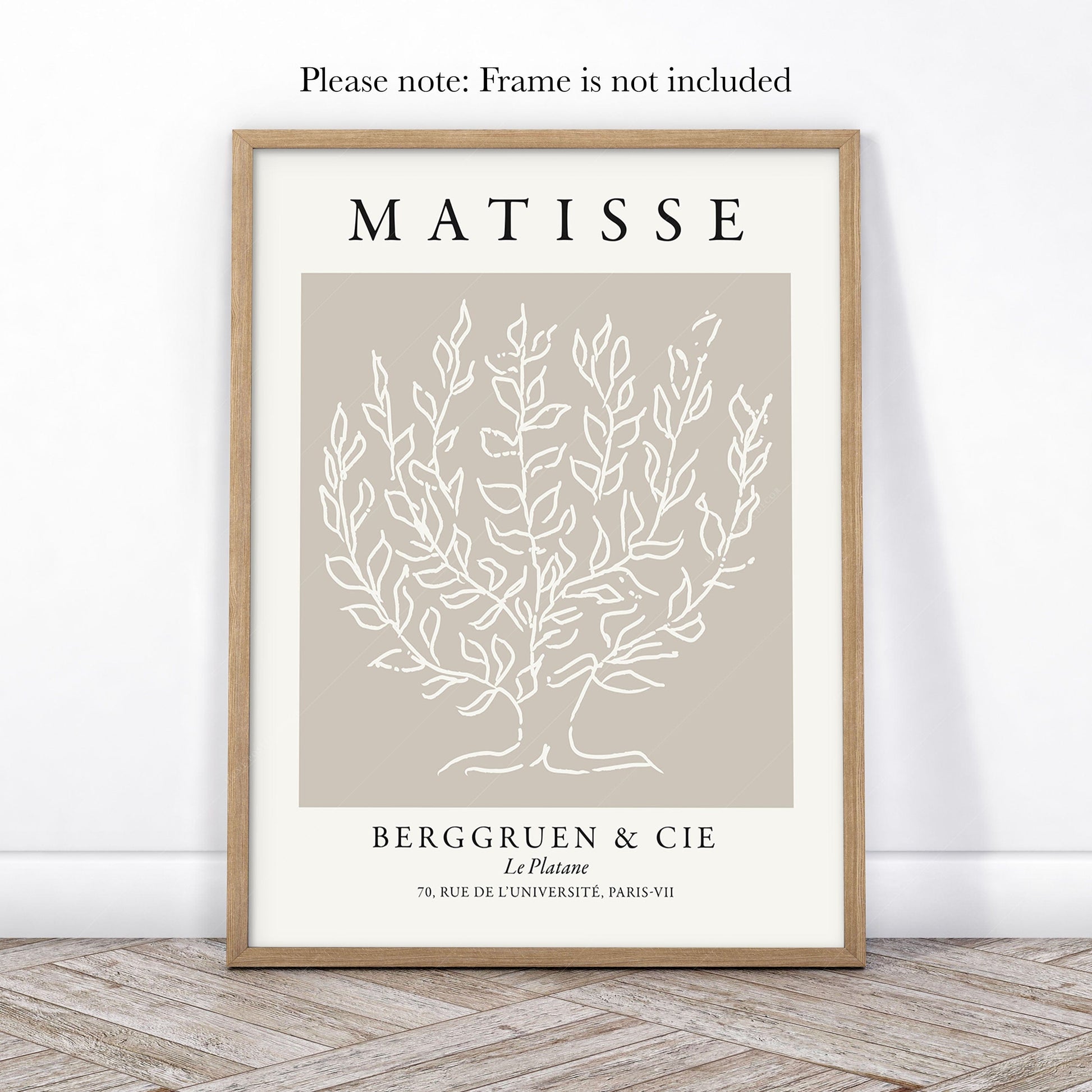 Home Poster Decor Henri Matisse Set of 3 Prints, Neutral Wall Decor, Galerie D'art, Fleurs Poster, Beige and White