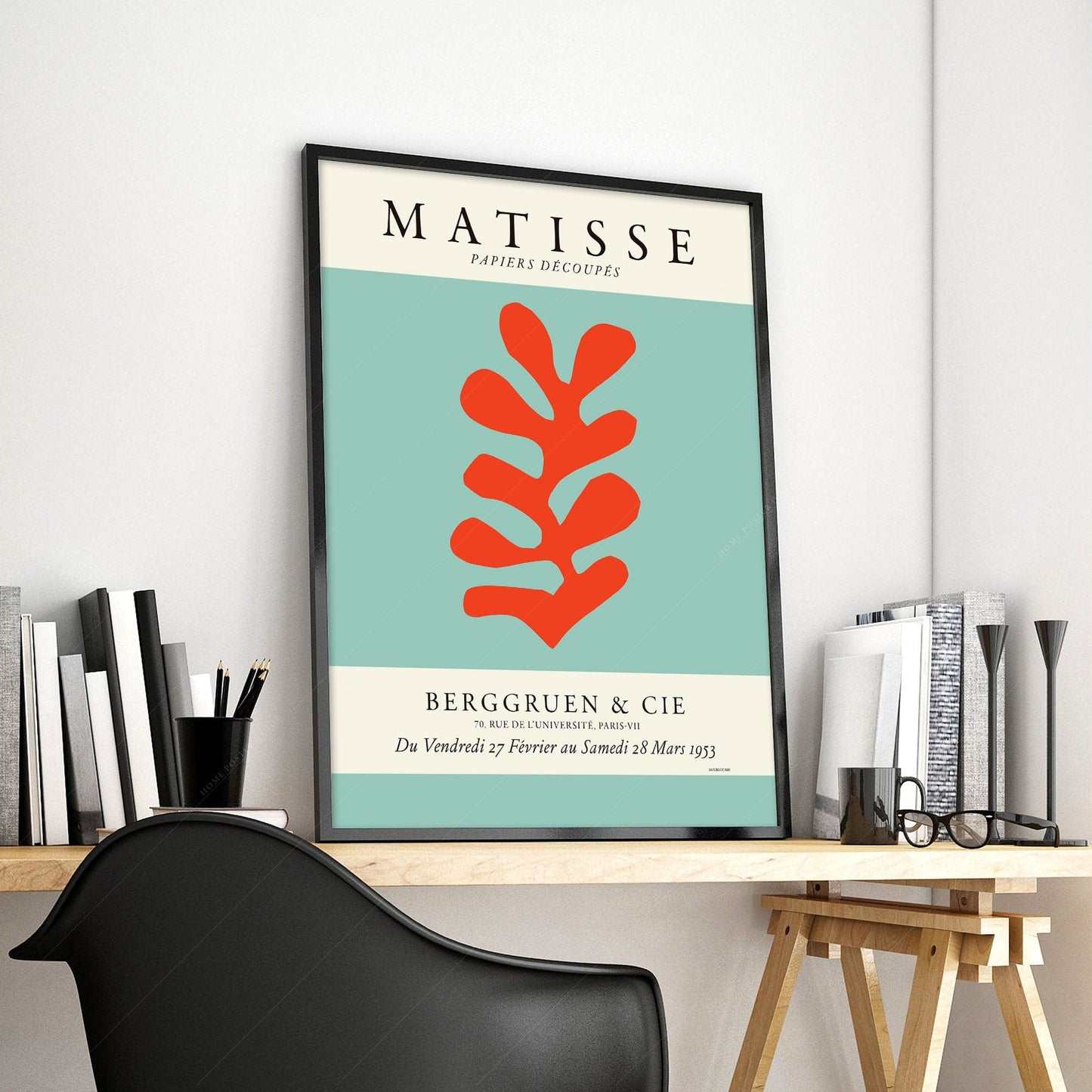 Home Poster Decor Henri Matisse, The Cut outs, Exhibition Art, Mid Century Modern Art