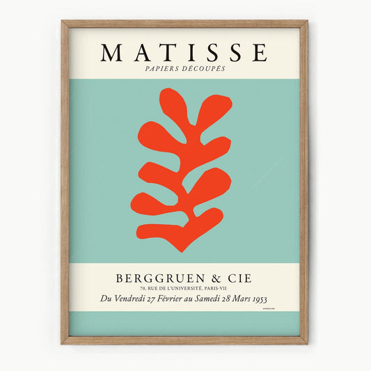 Home Poster Decor Henri Matisse, The Cut outs, Exhibition Art, Mid Century Modern Art