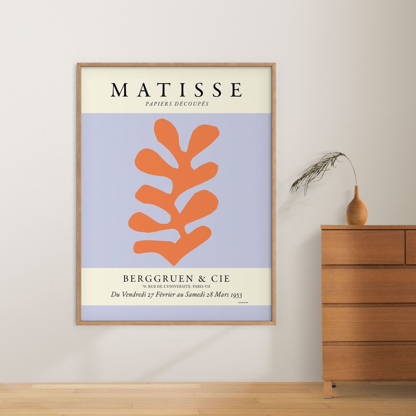 Home Poster Decor Henri Matisse The cut outs, Exhibition Poster, Colourful Wall Decor