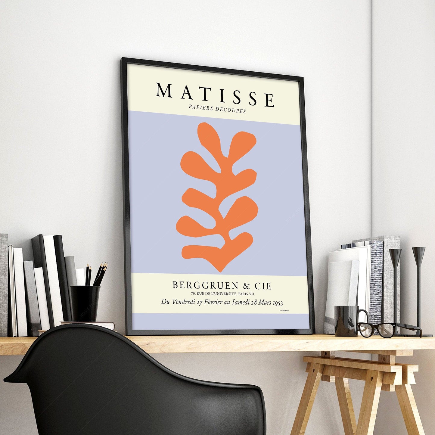 Home Poster Decor Henri Matisse The cut outs, Exhibition Poster, Colourful Wall Decor