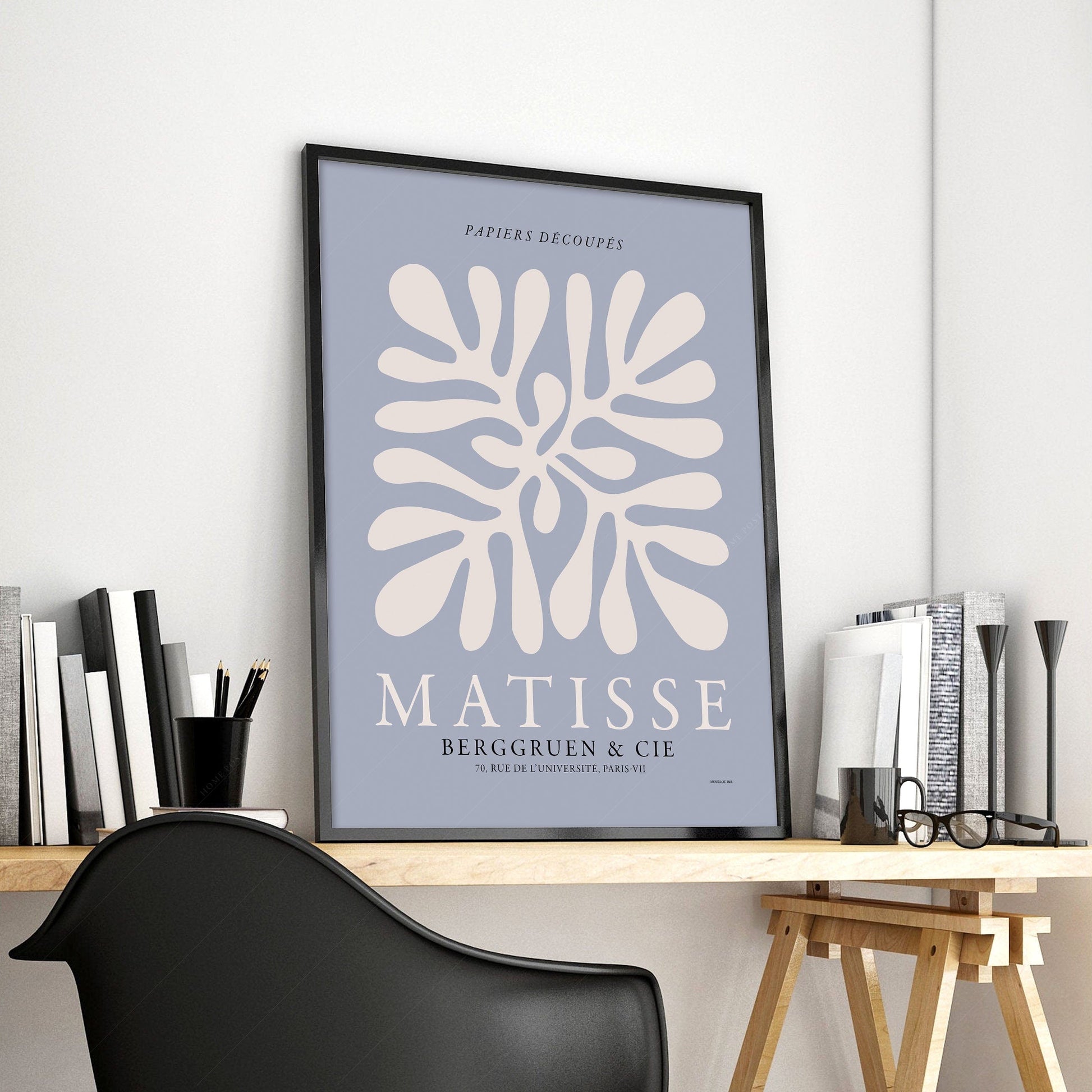 Home Poster Decor Henri Matisse, The Cut Outs, Mid Century Modern Art