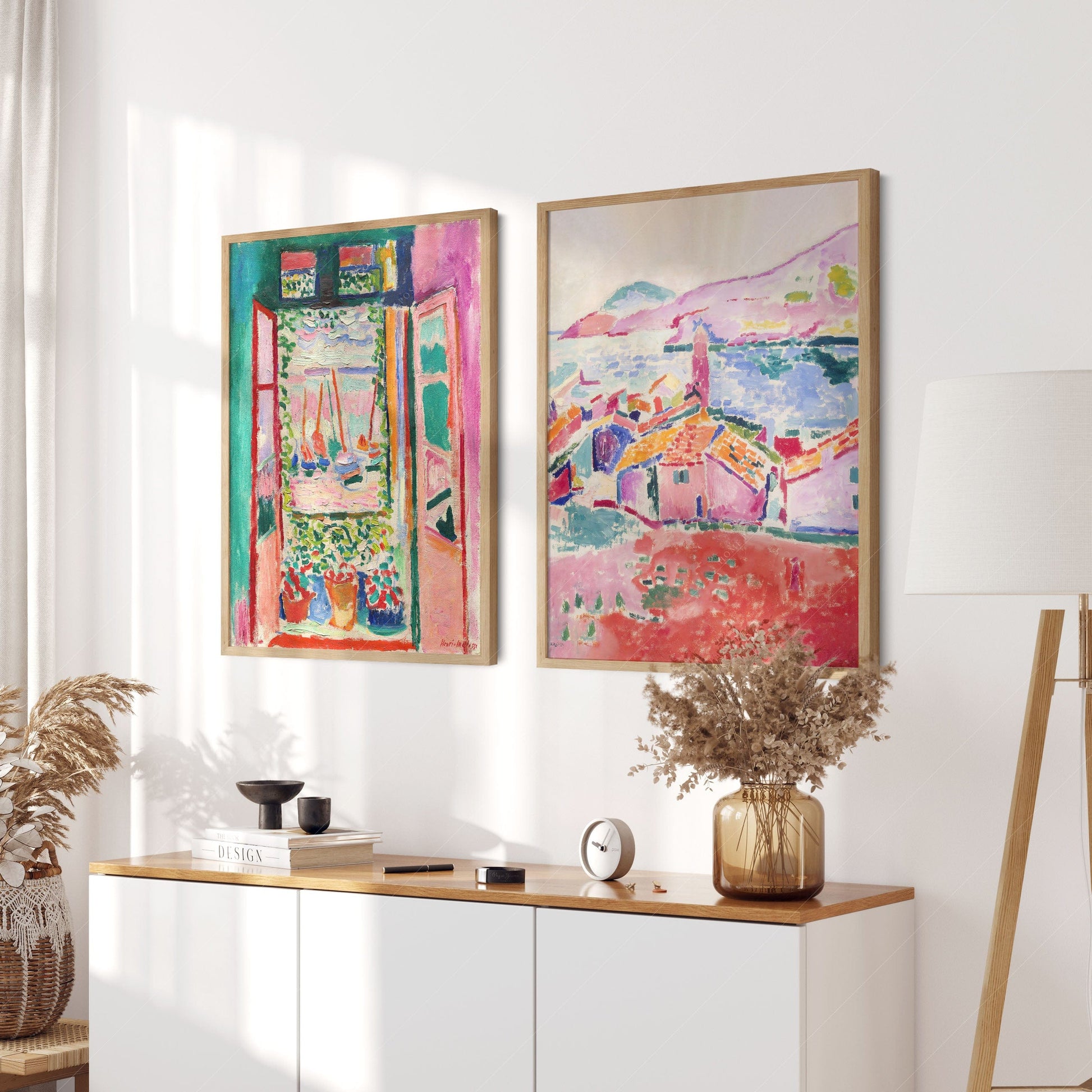 Home Poster Decor Henri Matisse, The Open Window, Landscape at Collioure