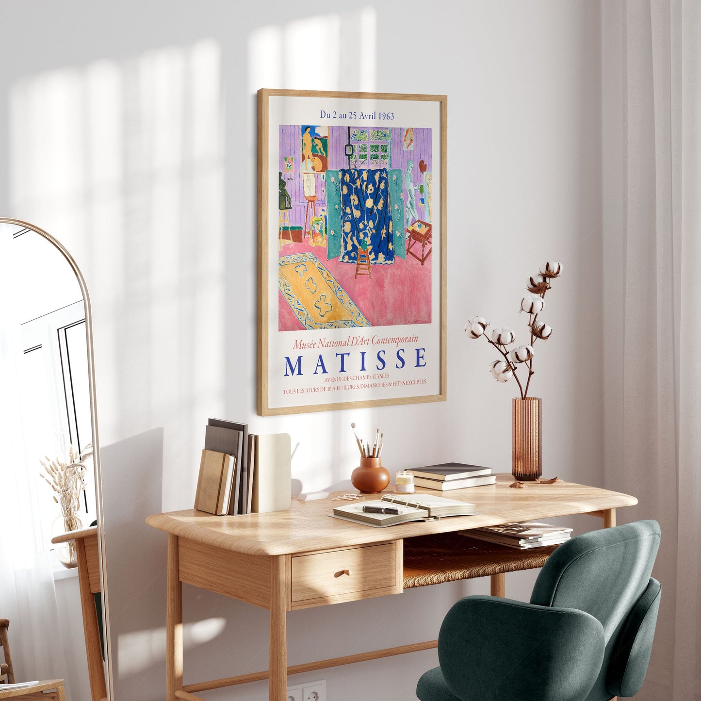 Home Poster Decor Henri Matisse, The Pink Studio, Famous Painting, Wedding Gift Idea