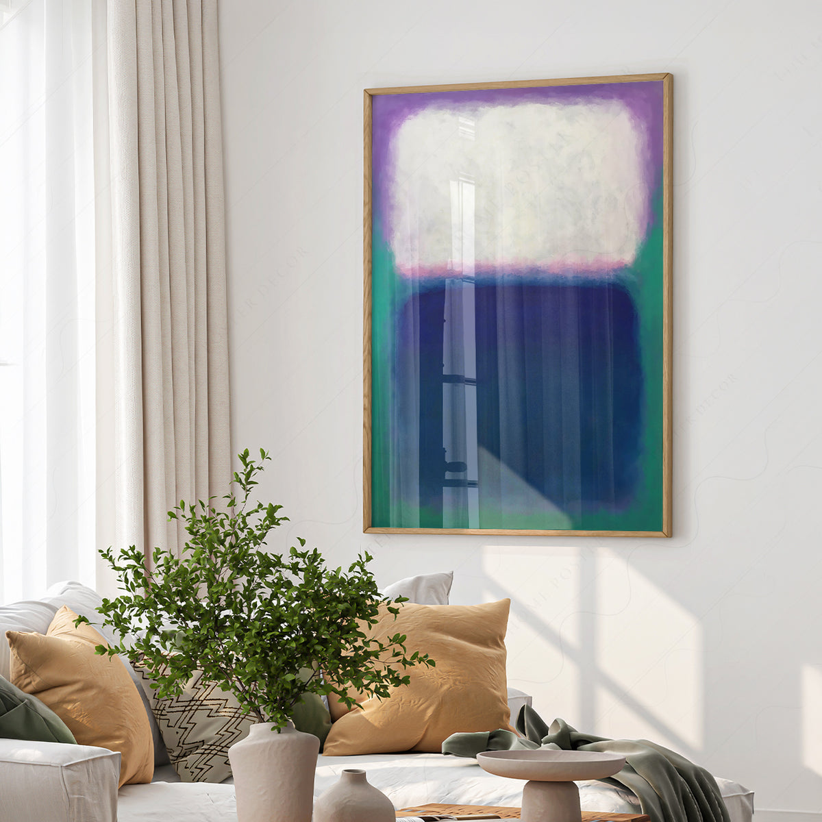 Mark Rothko Untitled Color Field Art Print – Abstract Expressionist Poster — artwork preview 6