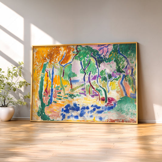 Henri Matisse Landscape Near Collioure Art Print – Museum Wall Decor — artwork preview 2