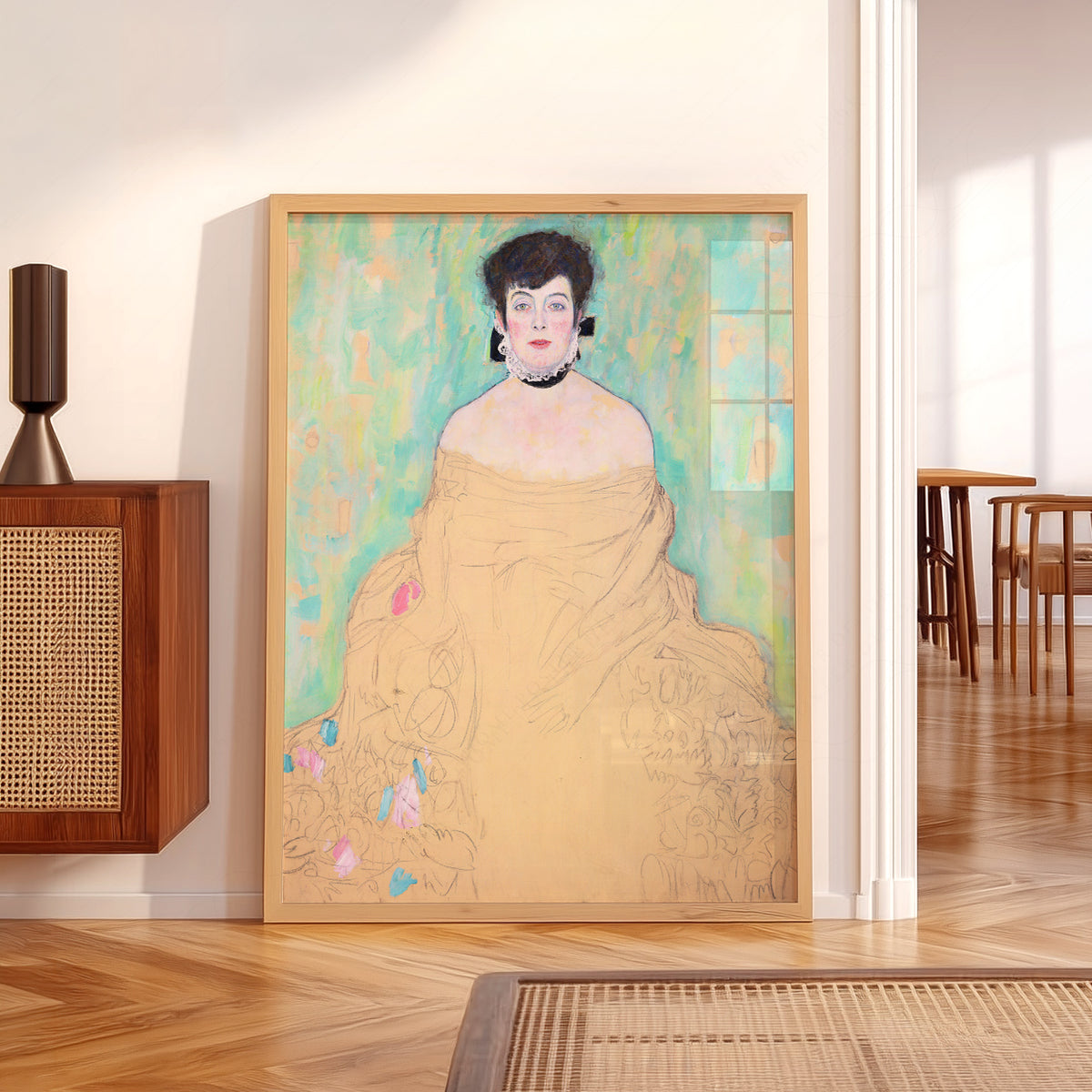 Gustav Klimt Portrait of Amelie Klimt Art Print — artwork preview 5