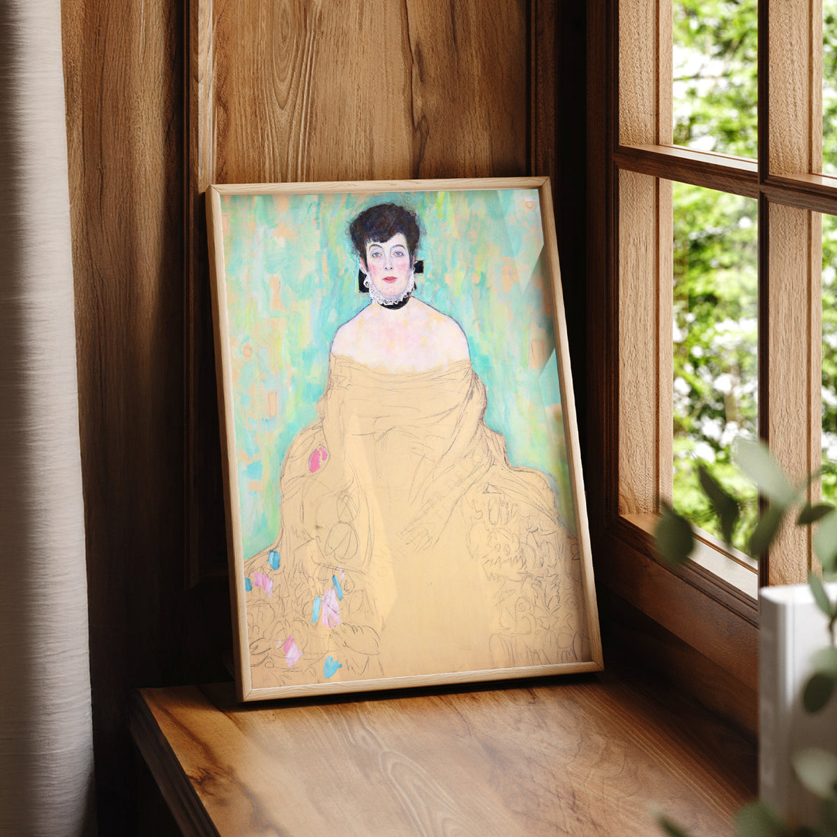 Gustav Klimt Portrait of Amelie Klimt Art Print — artwork preview 7