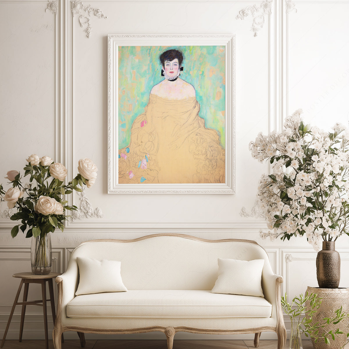 Gustav Klimt Portrait of Amelie Klimt Art Print — artwork preview 17