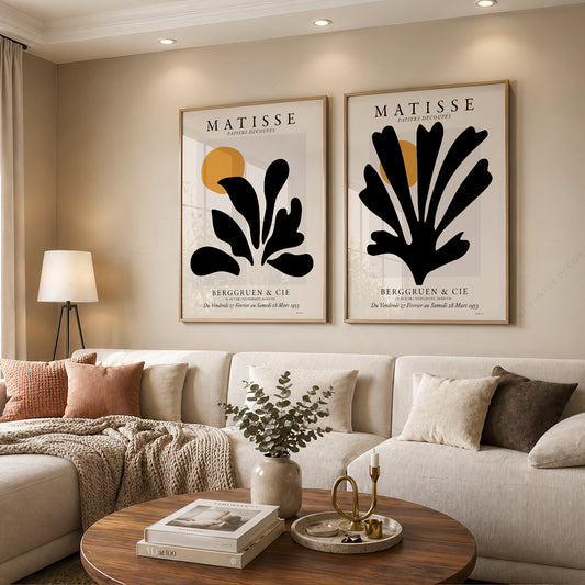 Henri Matisse Cut-Outs Set of 2 Prints – Modern Exhibition Poster Art — artwork preview 12