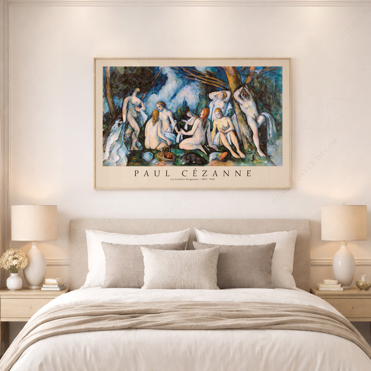 Paul Cezanne Bathers Exhibition Poster Art Print — artwork preview 17