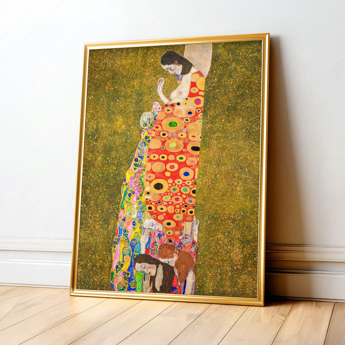 Gustav Klimt Hope II Art Print – Art Nouveau Wall Art Poster — artwork preview 1