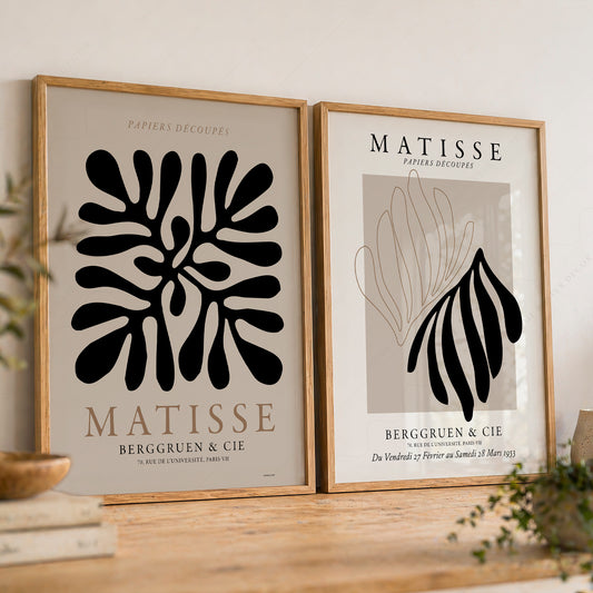 Henri Matisse Cut-Outs Set of 2 Prints – Papiers Découpés Wall Art — artwork preview 8