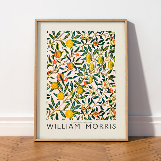 William Morris Fruit or Pomegranate Art Print – Botanical Wall Decor — artwork preview 2